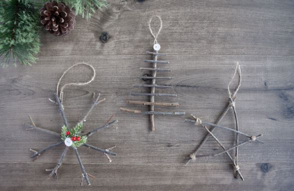 Rustic Christmas decorations