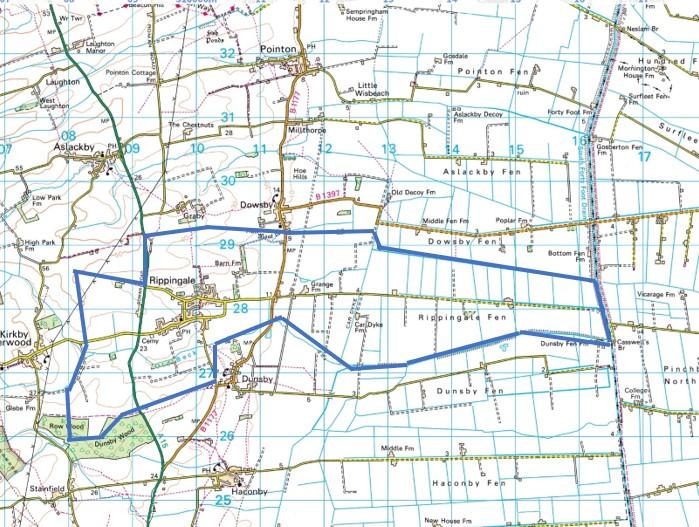 Parish boundary map